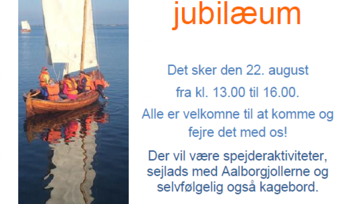 Invitation til jubilæum 