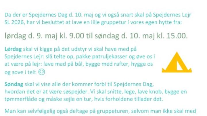 Gruppetur spejderdag