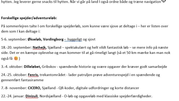 Tropsaktiviteter