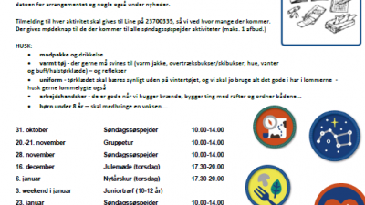 program søndagssøspejder