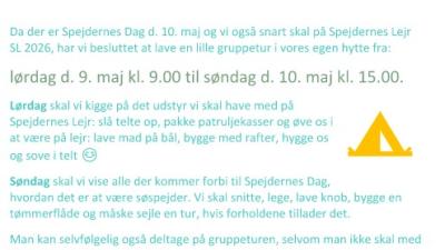 Gruppetur spejderdag