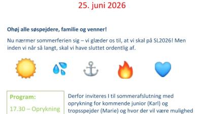 invitation til sommerafslutning