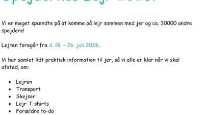 SL2026 info + pakkeliste