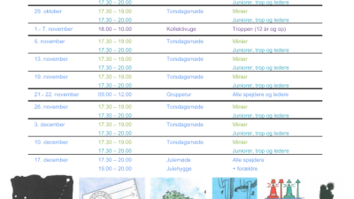 Program efterår og vinter 2026